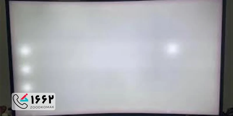 لکه سیاه و سفید در تلویزیون
